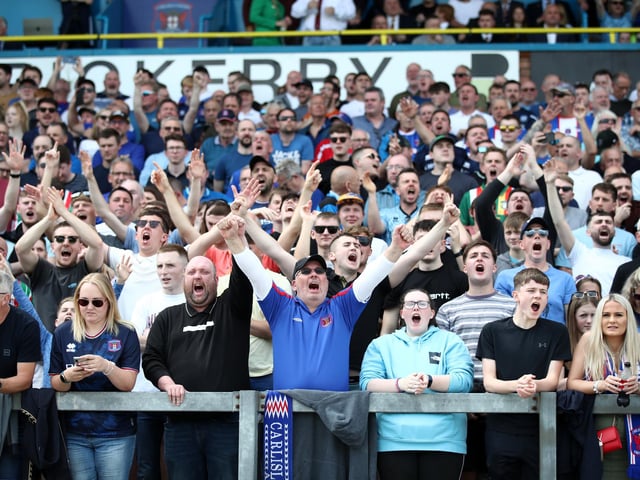 Number of Carlisle fans present: 4,407