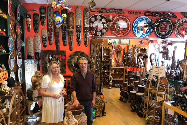 Julie Malone and Steve Rogers, the owners of Zensation. Picture: Richard Lemmer