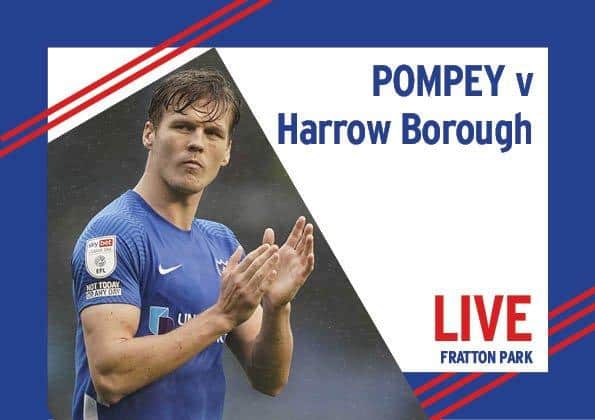 Pompey take on Harrow Borough in the first round of the FA Cup today.