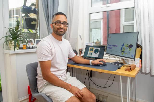 Sam Amin, owner of King Orange Design. 
Picture: Habibur Rahman