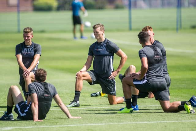 The Pompey players were sent home from their Roko training ground early on Friday.  Picture: Habibur Rahman