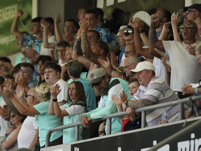 The Fratton faithful liked what they saw as Pompey cruised to a 2-0 triumph.