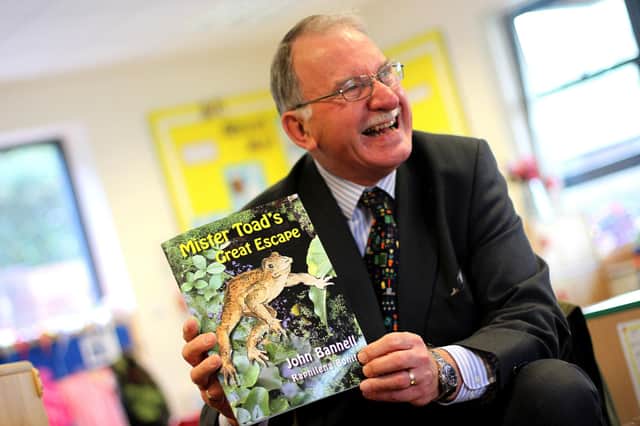 Clanfield based author John Bannell joined children from Portsmouth High School via Zoom to read his book Mister Toad's Great Escape.