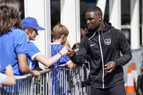 Christian Saydee is not part of the Pompey squad for today's trip to Derby