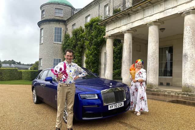 At the closing ceremony at Goodwood