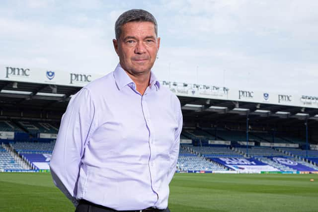 Pompey chief executive Mark Catlin