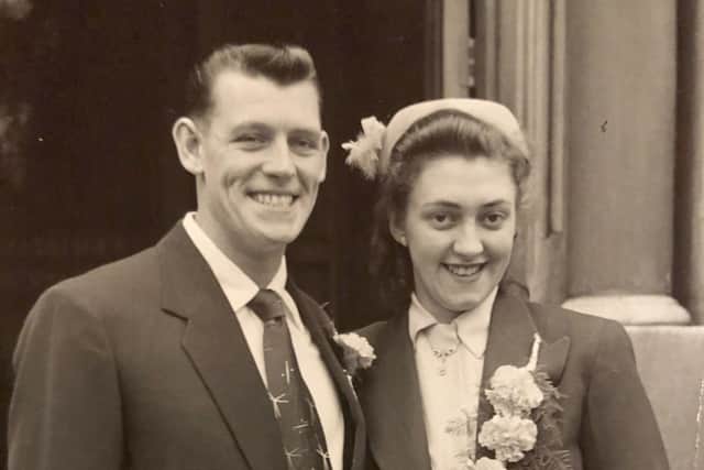 Ron and Marion Capstick together in late 1940s.