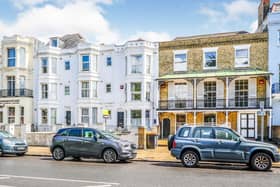 This one-bedroom flat located on Landport Terrace in Southsea is on the market for £125,000. It is listed by Morris Dibben.