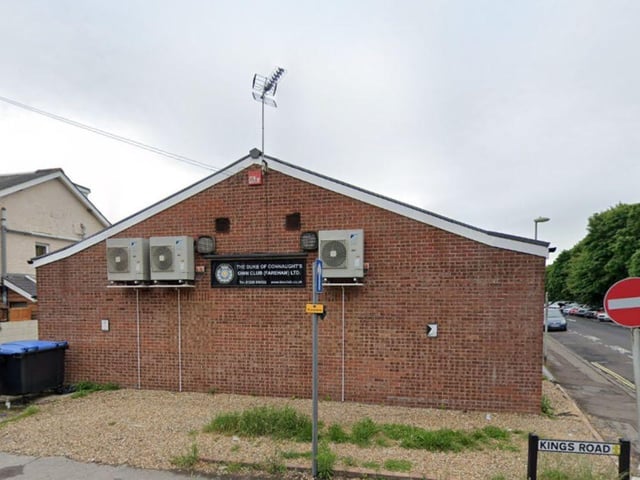 The Duke Of Connaughts Own Club at 74 Western Road, Fareham was rated five on February 9.