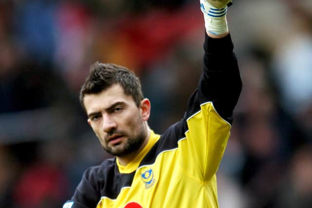 Kostas Chalkias controversially replaced Shaka Hislop as Pompey goalkeeper in January 2005. Picture: John Walton