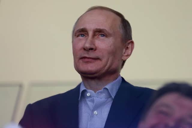 Russian President Vladimir Putin has said his navy can launch an unpreventable attack on any Royal Navy warship. Photo: PA