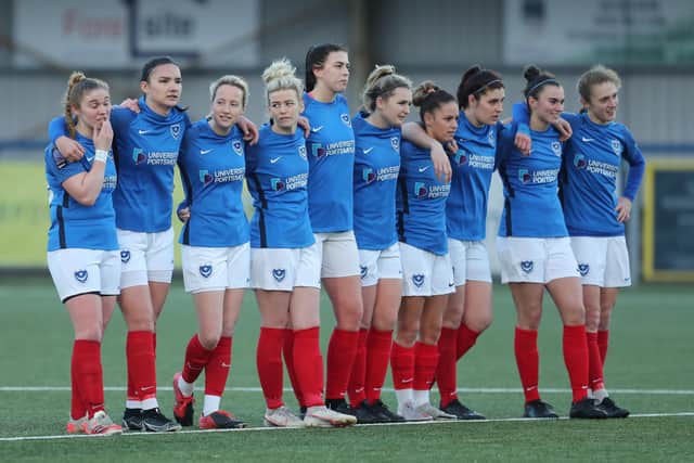 Pompey Women's Hampshire Senior Cup final showdown with Southampton FC is off after their arch-rivals pulled out of the competition Picture: Dave Haines