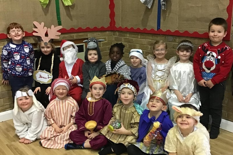 Students at Springwood Infant School have put on a nativity show. Picture: Submitted