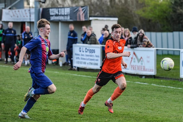 Portchester's Conor Bailey, right. Picture by Daniel Haswell