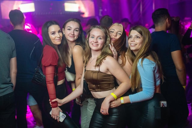 Party goers at Freshers 2022