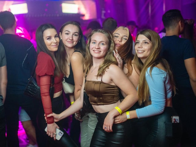 Party goers at Freshers 2022
