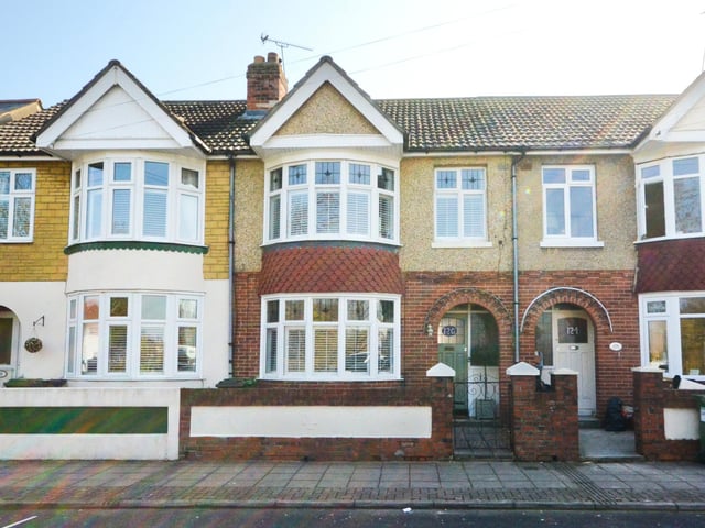This three bedroom property in Hayling Avenue, Baffins, Portsmouth, is on the market for £375,000. It is listed by Chinneck Shaw.