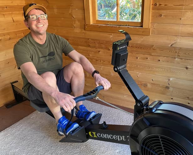 Mark Potter from Emsworth is set to take on an endurance rowing challenge to raise funds for Noman Is An Island and their charity partner The HPV and Anal Cancer Foundation