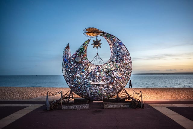 The Treadgold Fish sculpture in Southsea seafront

Picture: Pete Codling