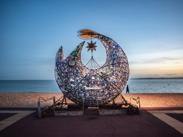 The Treadgold Fish sculpture in Southsea seafrontPicture: Pete Codling