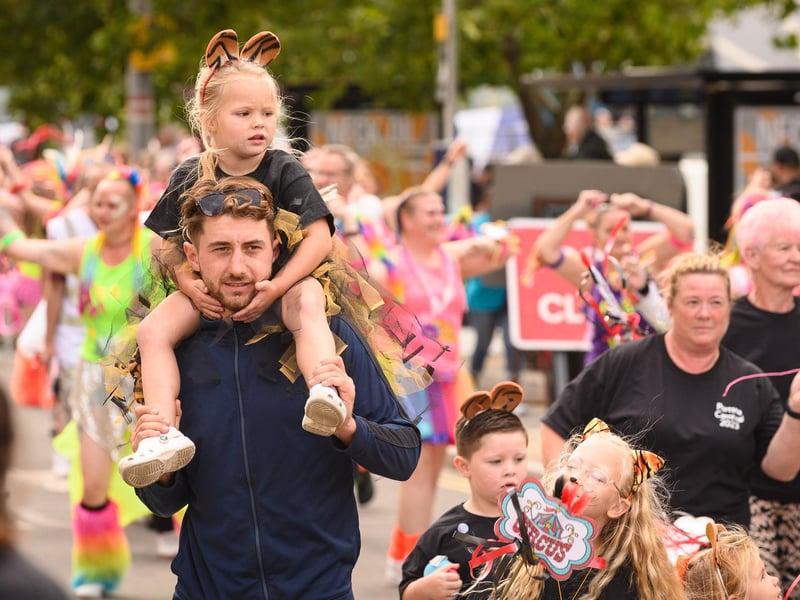 Portsea carnival 2023 - Local people taking part in the circus-themed parade on Saturday, August 12.