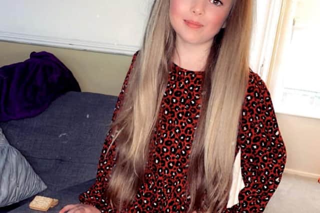 Caption: Dotty Hiscutt will cut 'rapunzel-like' hair for charity
Picture: Karl Hiscutt