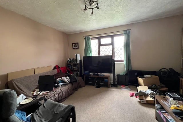The living room area is spacious. 
Picture credit: Zoopla