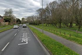 A group of travellers have set up camp on the greenery on the northern side of Ladybridge Road