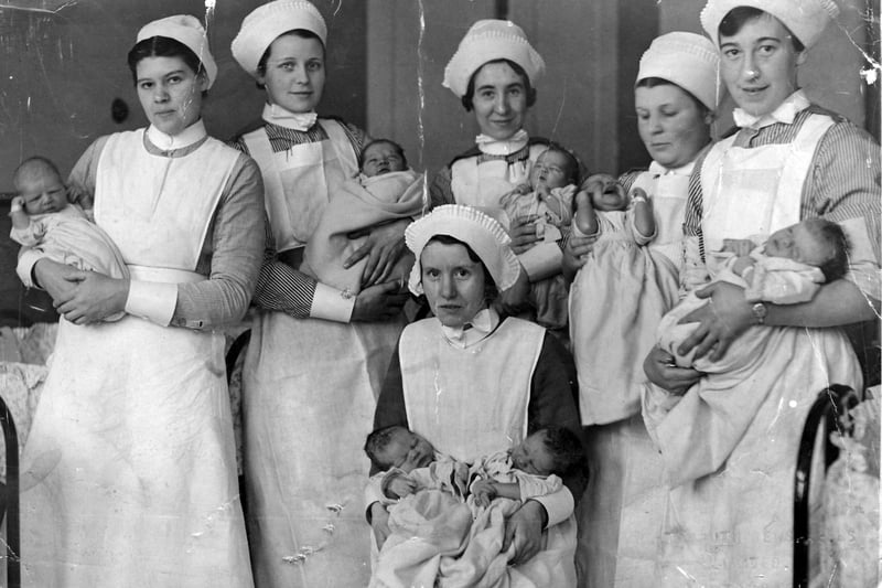 Babies Born on 1st Jan 1938 at St Mary's Hospital.
Picture: Courtesy of Michael Bailey