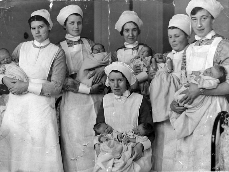 Babies Born on 1st Jan 1938 at St Mary's Hospital.Picture: Courtesy of Michael Bailey