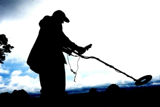 New policy will be set for metal detecting in Portsmouth.
Pictured: A metal detectorist at the Petworth Big Dig ks1500405-12
