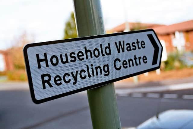 Changes are afoot at the county's household and waste recycling centres