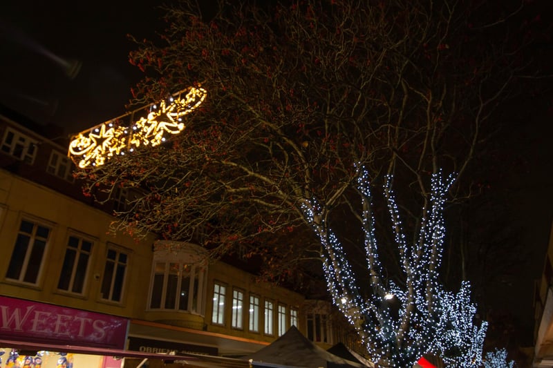 Palmerston Road Christmas Lights Switch On at Southsea on Thursday 23rd November 2023

Pictured: Christmas lights at Palmerston, Road, Southsea

Picture: Habibur Rahman
