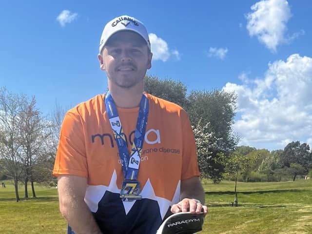 Golfer Paddy Towson-Sheehy who will be taking part in a golf marathon to raise money for the MND Association in memory of his uncle.