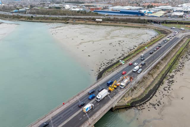 A 500-metre-long sewer which runs along an arterial route through Portsmouth is to be re-lined as part of a £1m solution to a string of disruptive bursts along Eastern Road. Picture: Marcin Jedrysiak
