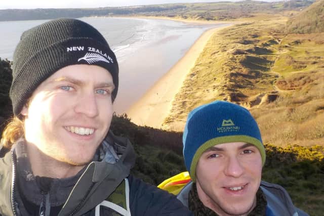 Travis Booth-Millard from Bishops Waltham and his friend Seb Tout from Cardiff, will attempt to scale the highest mountains in England, Scotland and Wales within 24 hours to raise money for the charity Samaritans.
