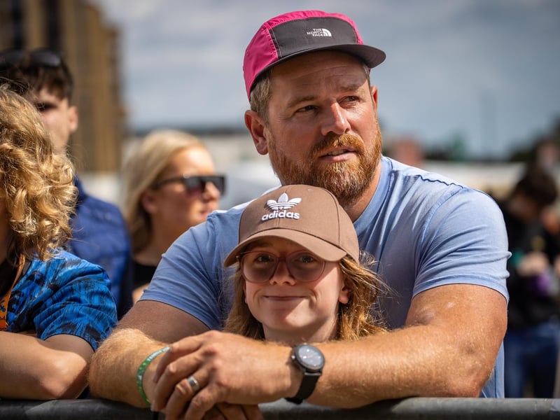 Fans watching Billy Nomates on the Common Stage. 
Picture: Alex Shute