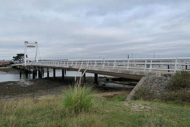 The Millennium Bridge over Forton Lake in Gosport
Picture: Toby Paine