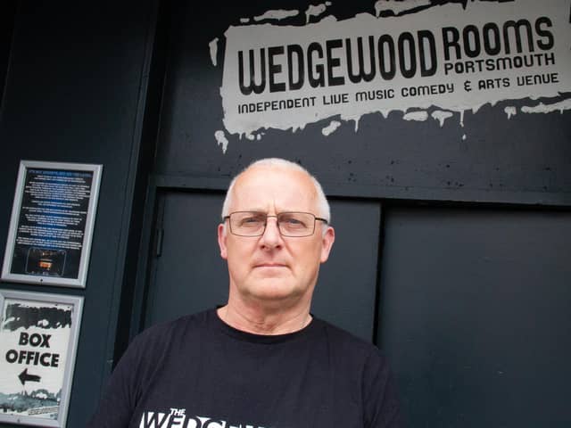 Geoff Priestley,  manager of the Wedgewood Rooms in Albert Road, Southsea. Picture: Matthew Tiller
