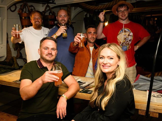 The beer festival also had an onboard treasure hunt and a range of street food options. 

Picture: Keith Woodland (170721-34)