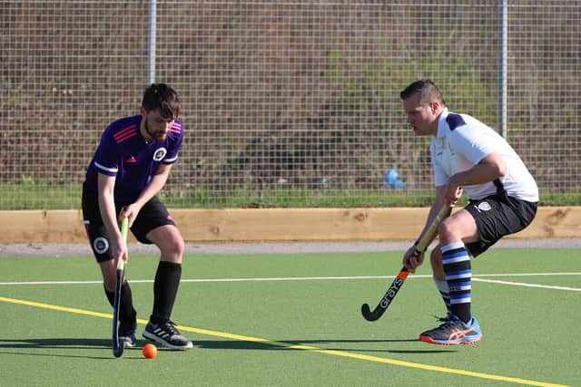 Portsmouth 3rds (purple) v Southampton 3rds. Picture by Alan Duffy.
