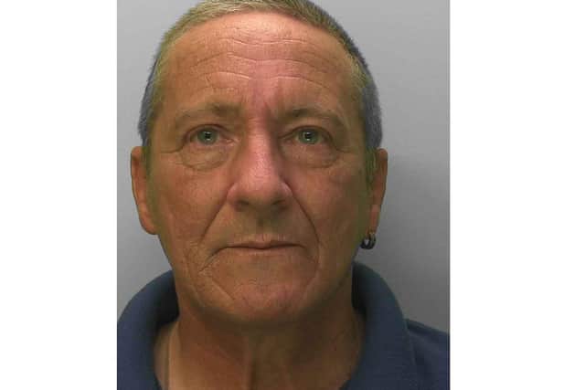 David Conrad of Pepper Lane, Ashurst, was jailed for assaulting an eight-year-old girl in 2003. Picture: Sussex Police