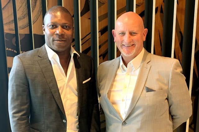 Yakubu's company, Wilbury Sports Management, have this month entered a partnership with Bentley Sports Group, and will work alongside former Pompey physio Neil Sillett (pictured)