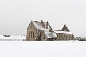 Snow at the Garrison Church in 2018 during the Beast from the East. Picture: Keith Woodland