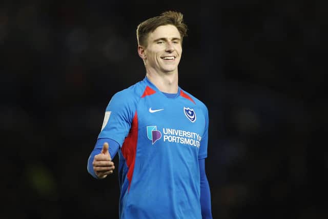 Oli Hawkins had made 15 appearances for Ipswich after Pompey decided against offering him a new deal in the summer. Picture: Joe Pepler