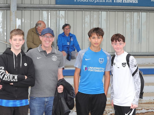 Pompey make their annual pre-season trip to the Hawks    Picture: Dave Haines.