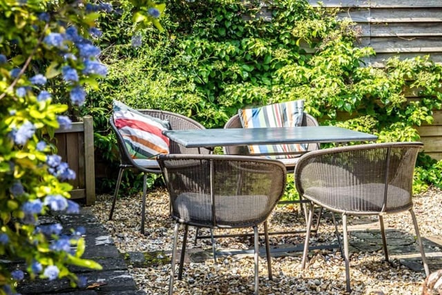 This property comes with four bedrooms, two bathrooms and four reception rooms as well as a spacious garden.