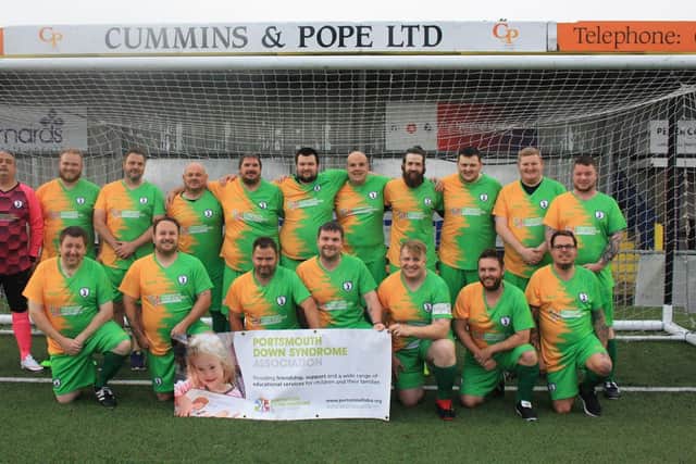 Players from MAN v FAT Football Havant