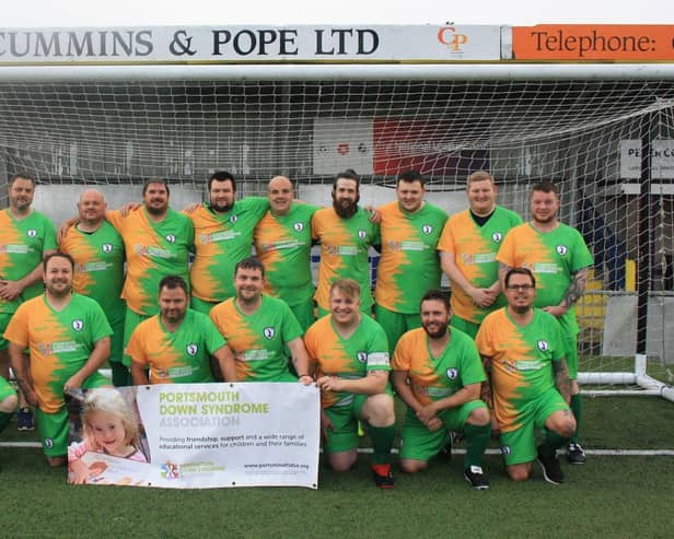 Players from MAN v FAT Football Havant