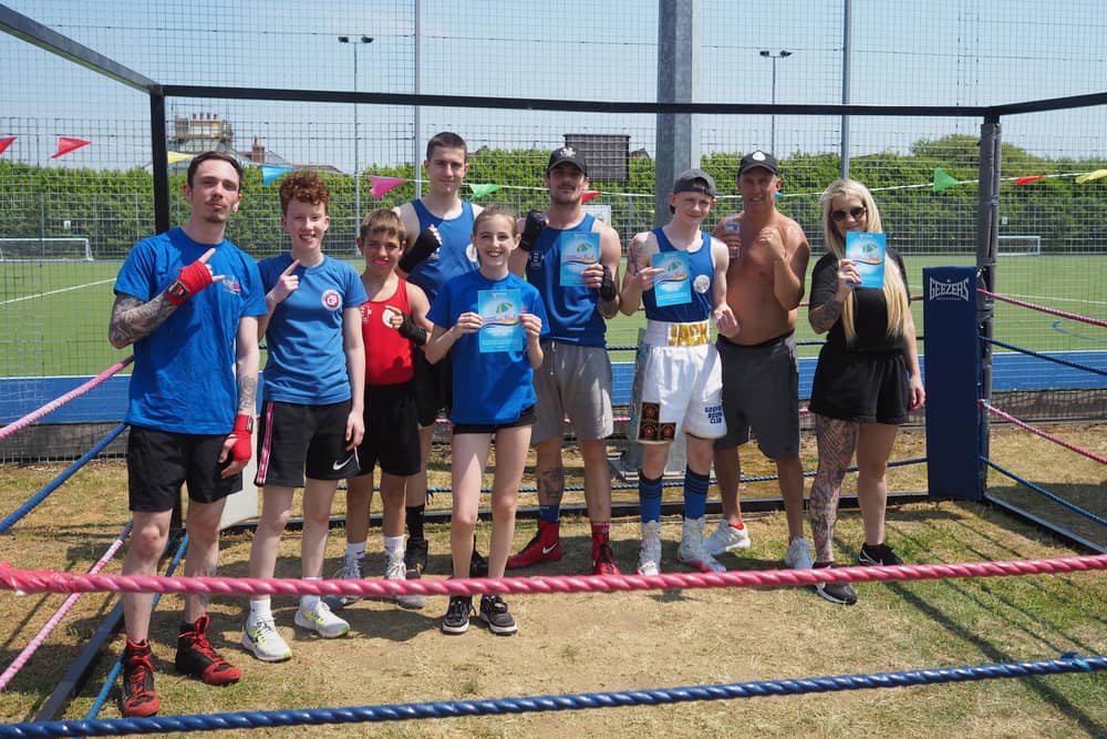 Gosport Amateur Boxing Club showed off their sparring skills in their own ring throughout the day of Summer Fest at St Vincent College in Gosport. Picture: St Vincent College